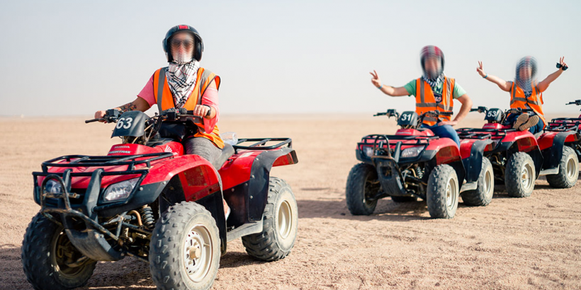 1 Desert Safari Trip by Quad Bike