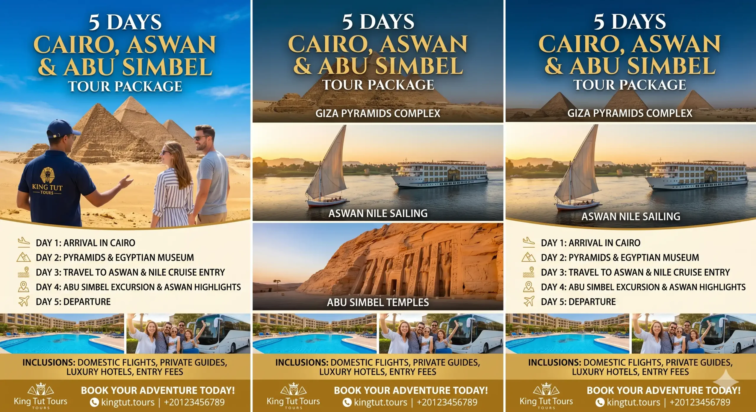 5 Days Cairo, Aswan &Amp; Abu Simbel Tour Package