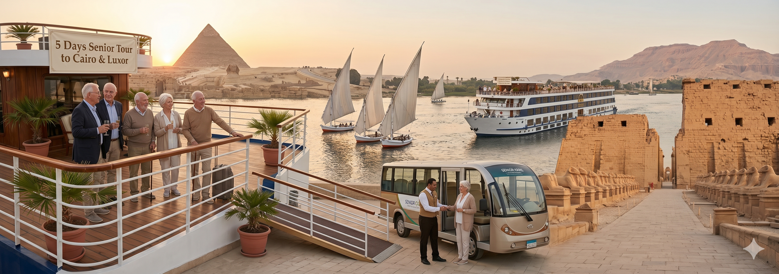 5 Days Senior Tour To Cairo &Amp; Luxor