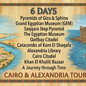 6 Days Cairo and Alexandria tour