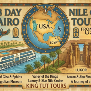 8 Day Cairo & Nile Cruise Tour from USA